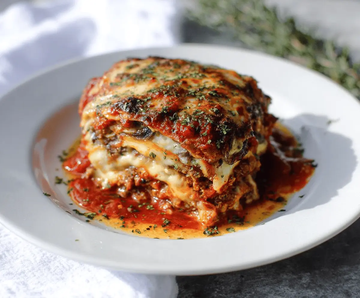 Pasta-less Lasagna Stackers