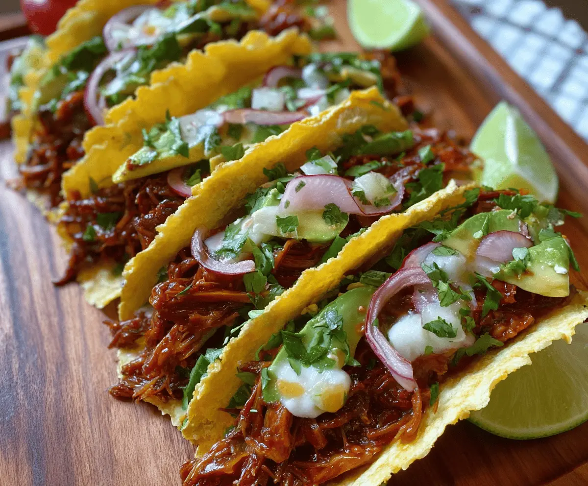 pulled mushroom tacos
