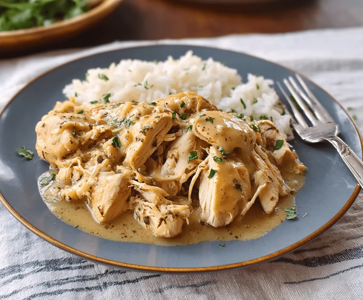 Slow Cooker Chicken and Gravy