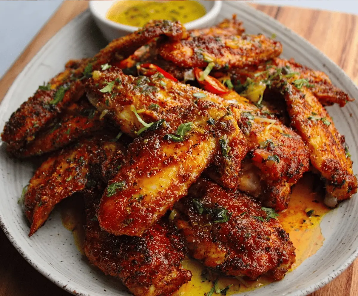 Southern Style Baked Turkey Wings