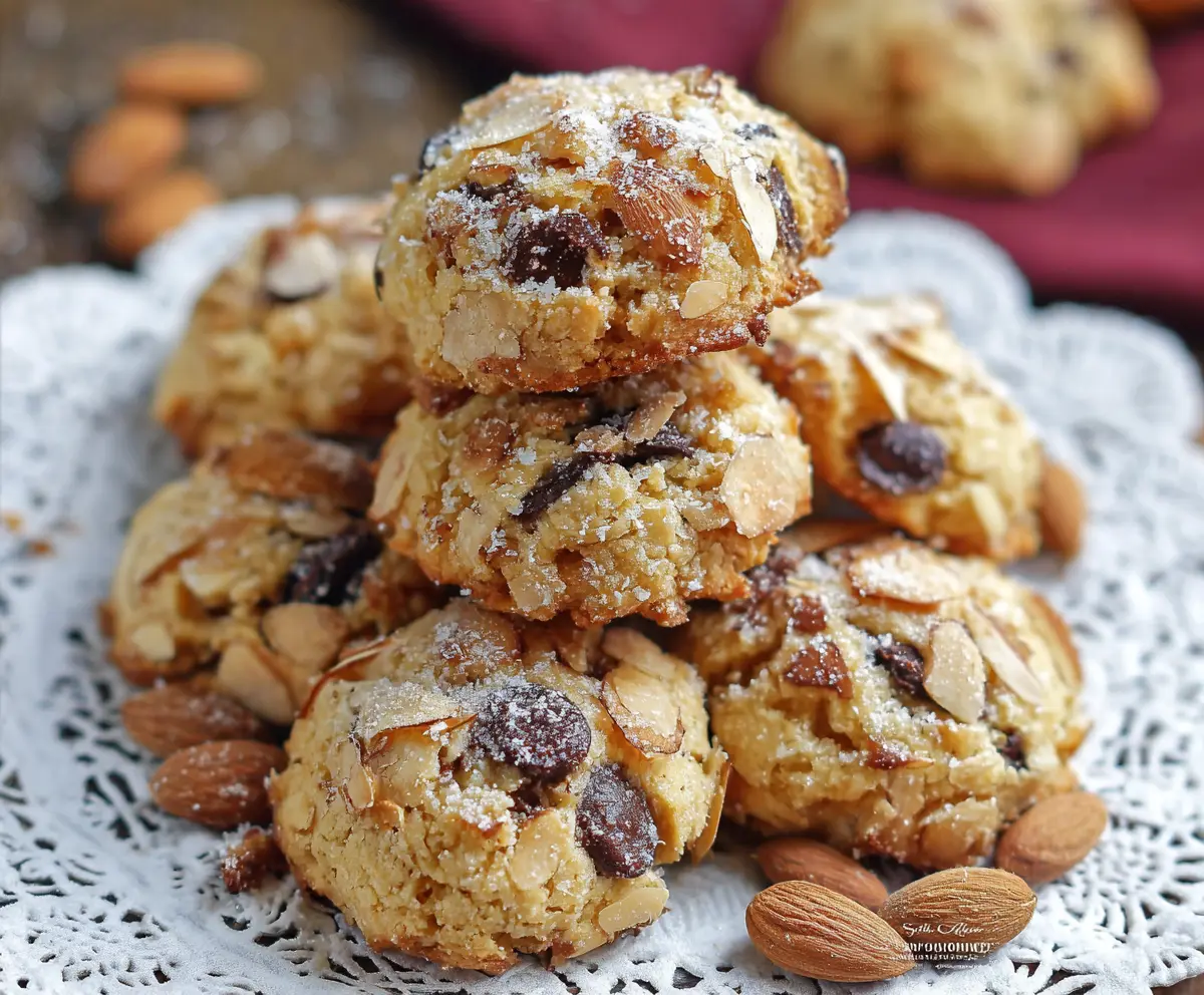 Almond Chocolate Chip Cookies
