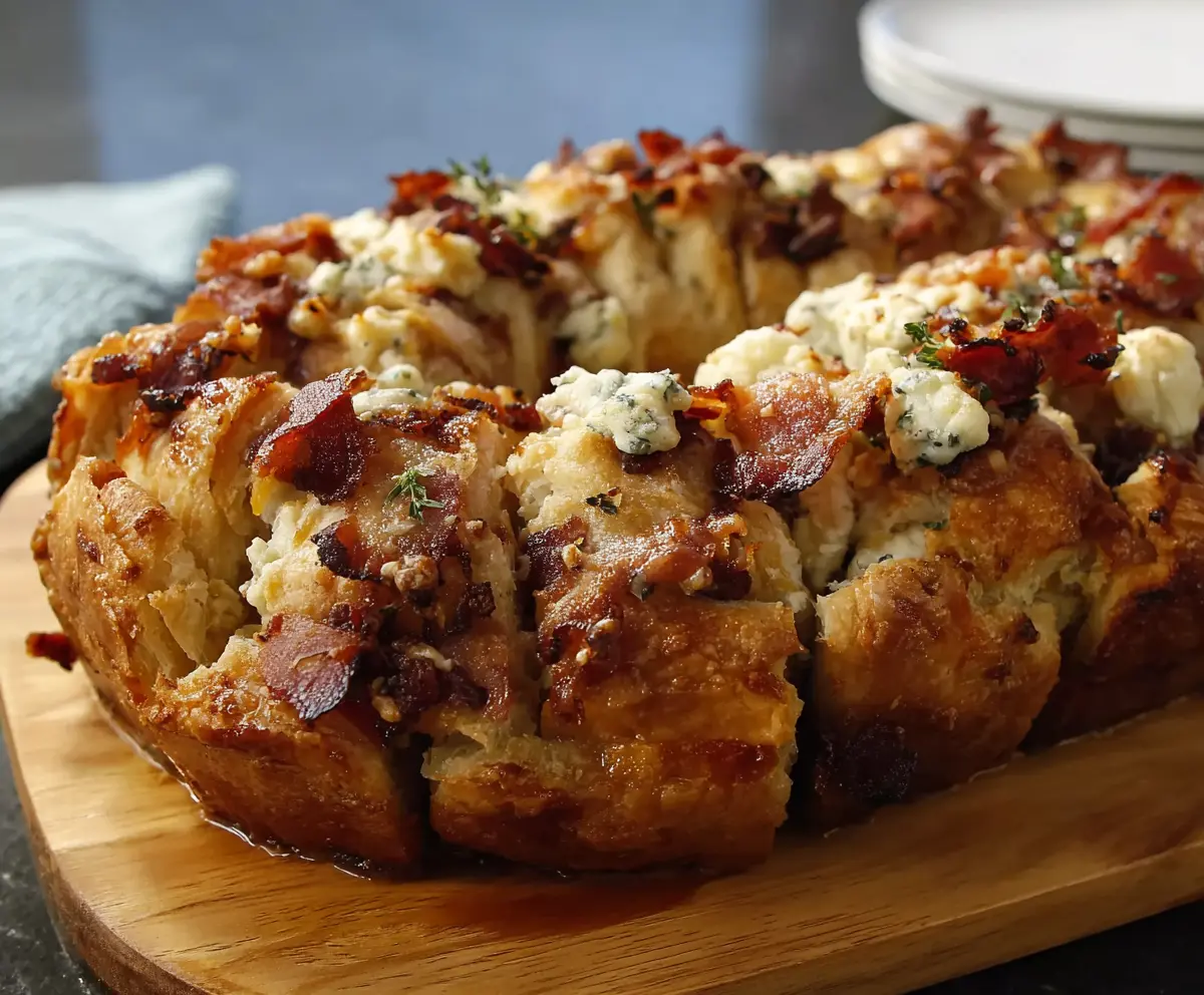 Bacon Gorgonzola Pull Aparts