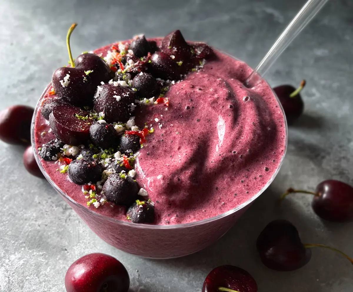 Blueberry Cherry Smoothie