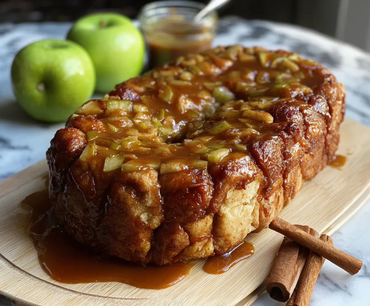 Caramel Apple Monkey Bread (Dairy-Free)
