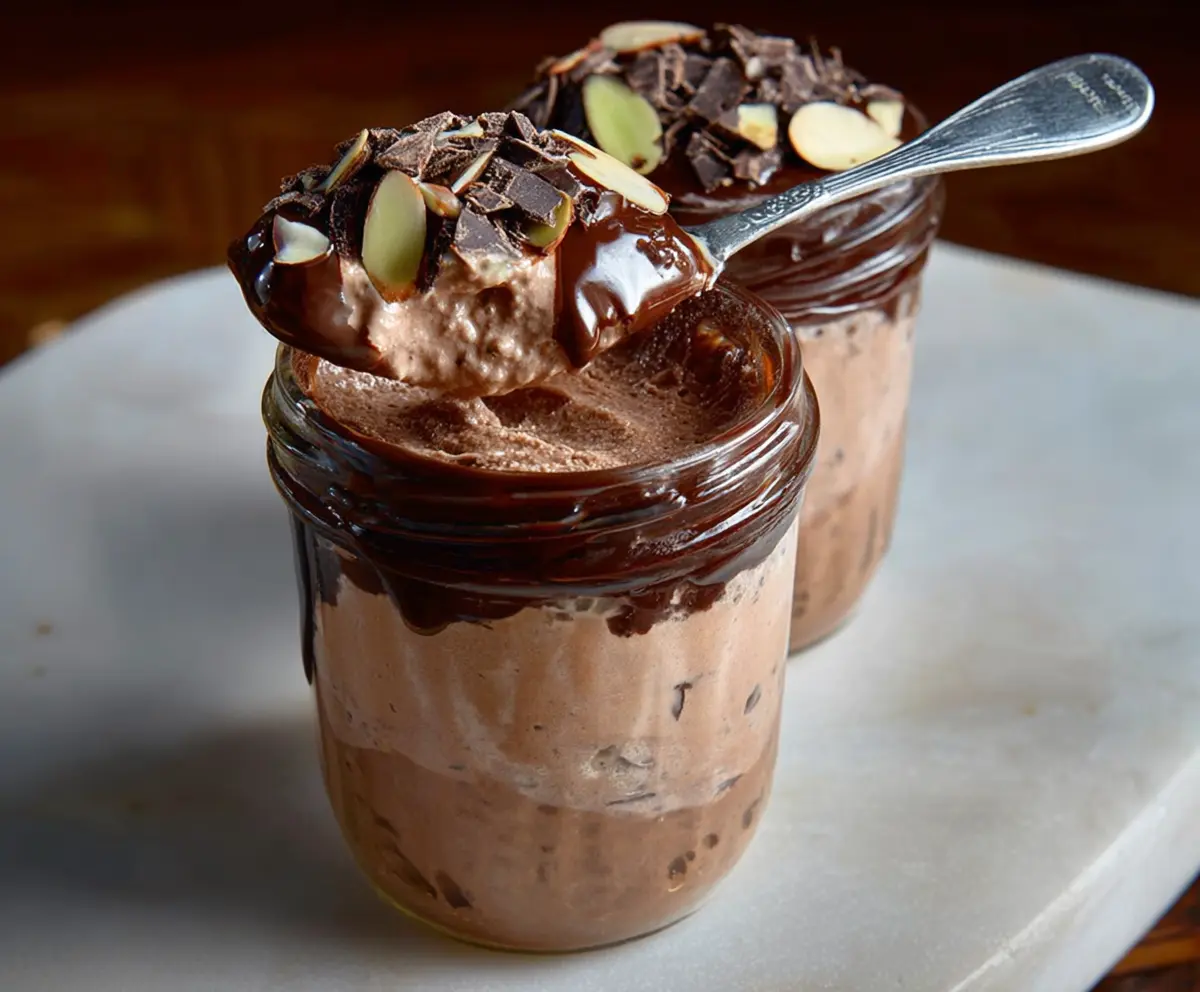 Chocolate Almond Parfait