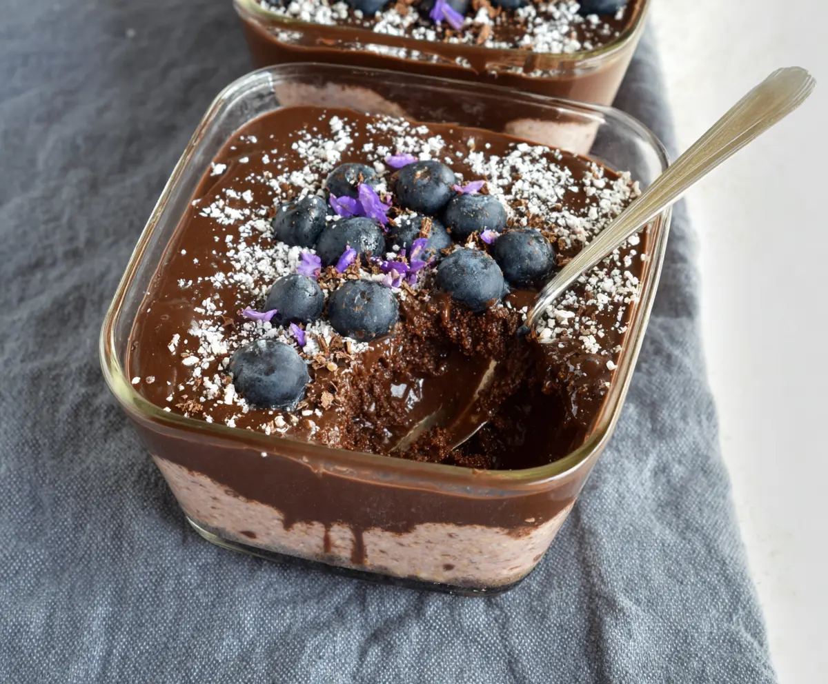 chocolate coconut blueberry overnight weetbix