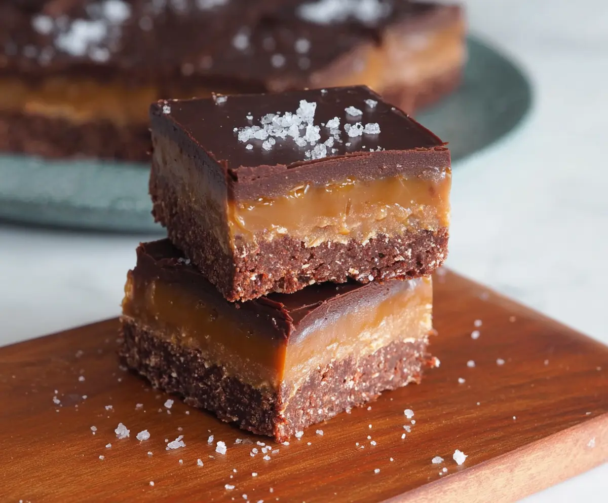 Double Chocolate Caramel Slice