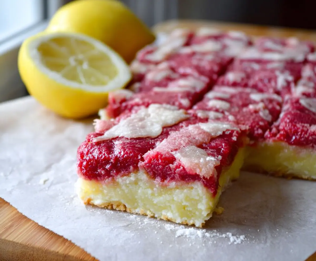 Gluten-Free Raspberry Lemon Bar