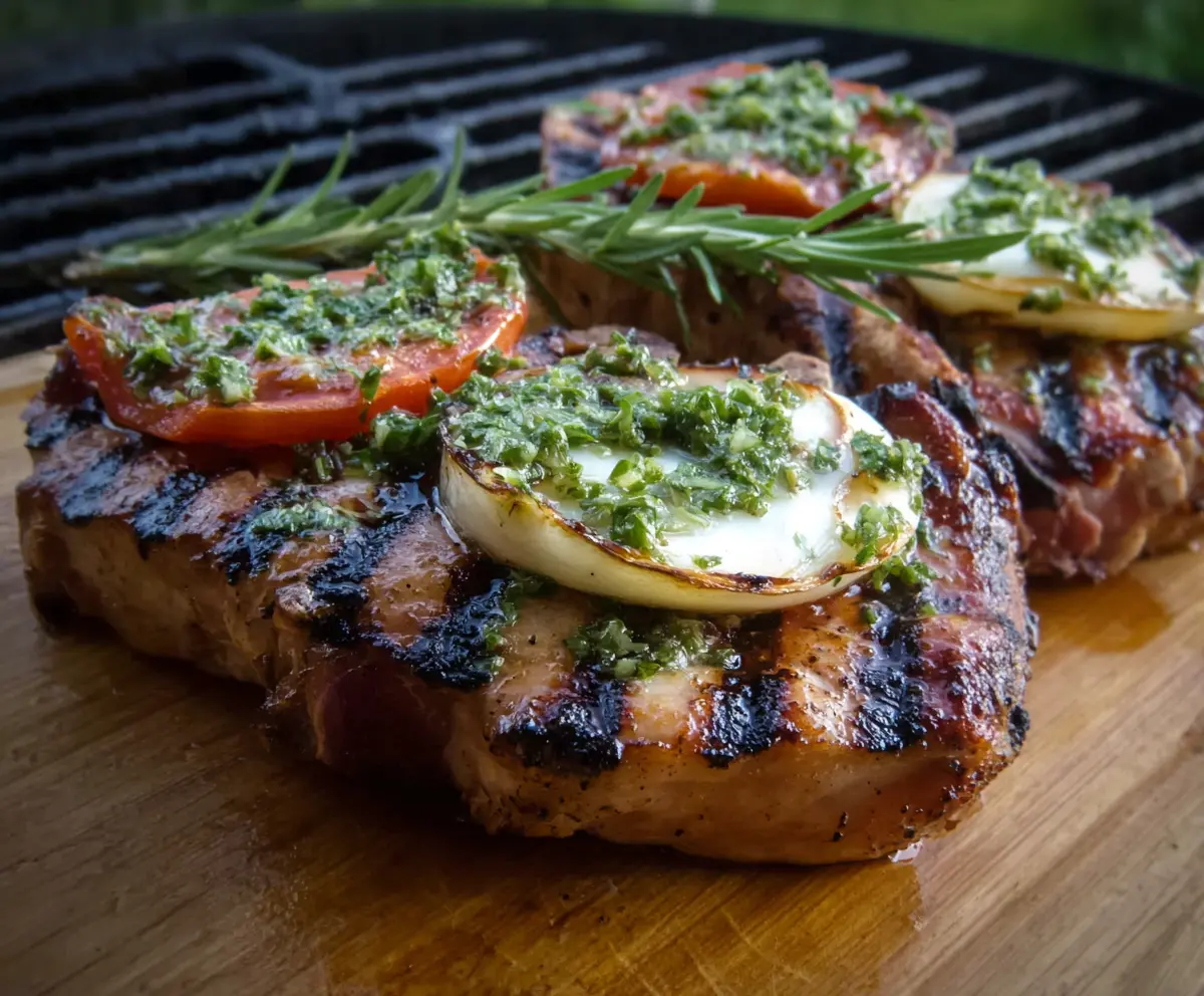 Grilled Italian Pork Chops