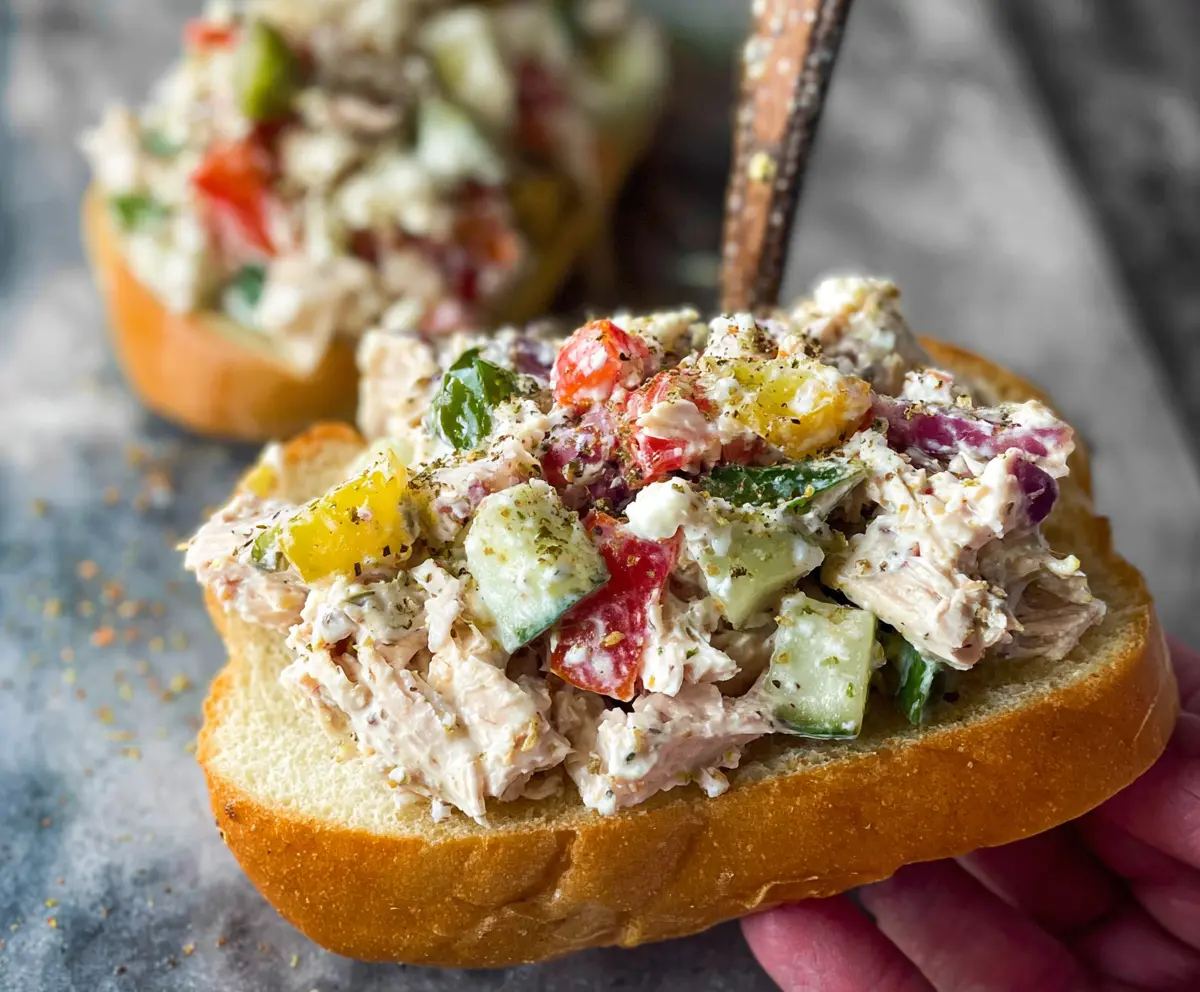 Italian Grinder Chicken Salad