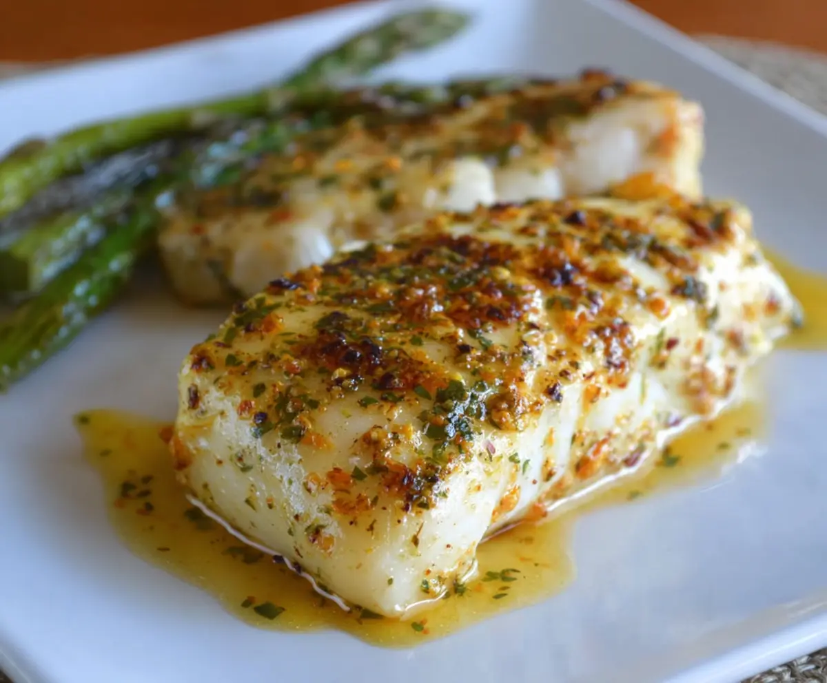 Orange Dijon Grilled Halibut