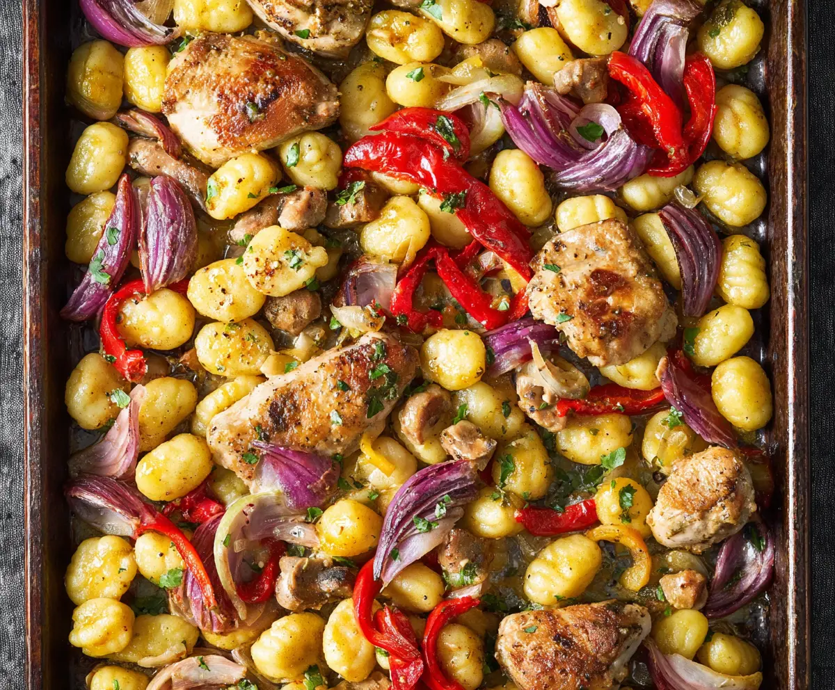 Sheet Pan Chicken Scarpariello Gets a Cozy Gnocchi Makeover