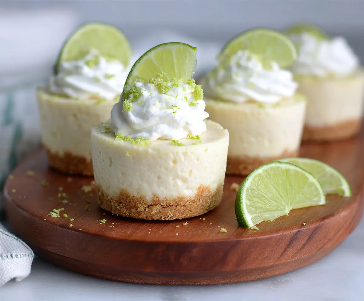 Vegan Mini Key Lime Cheesecakes