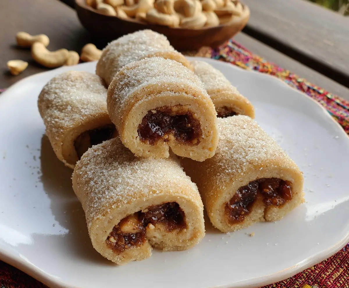 Cashew Fig Rolls