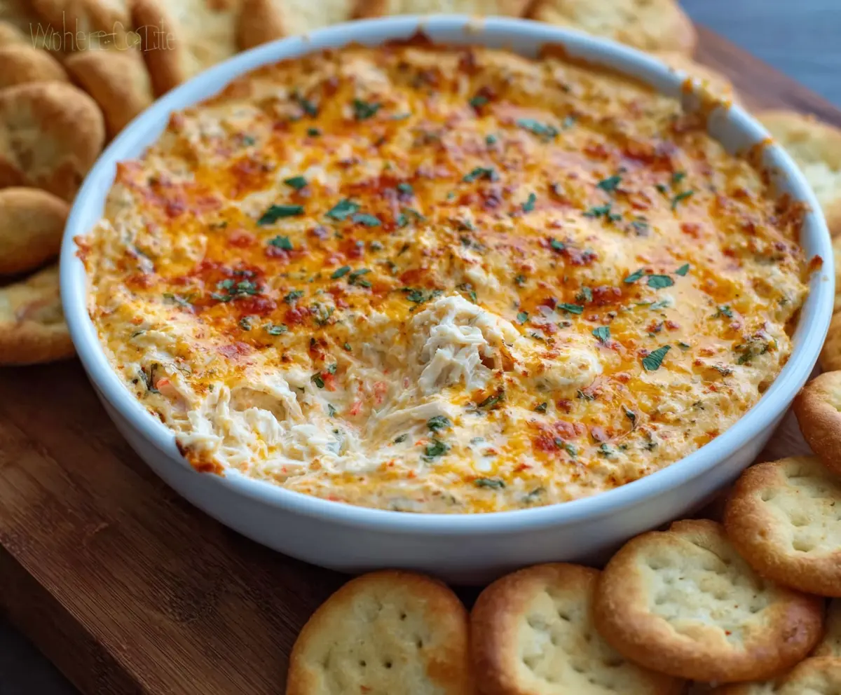 Cheesy Hot Crab Dip
