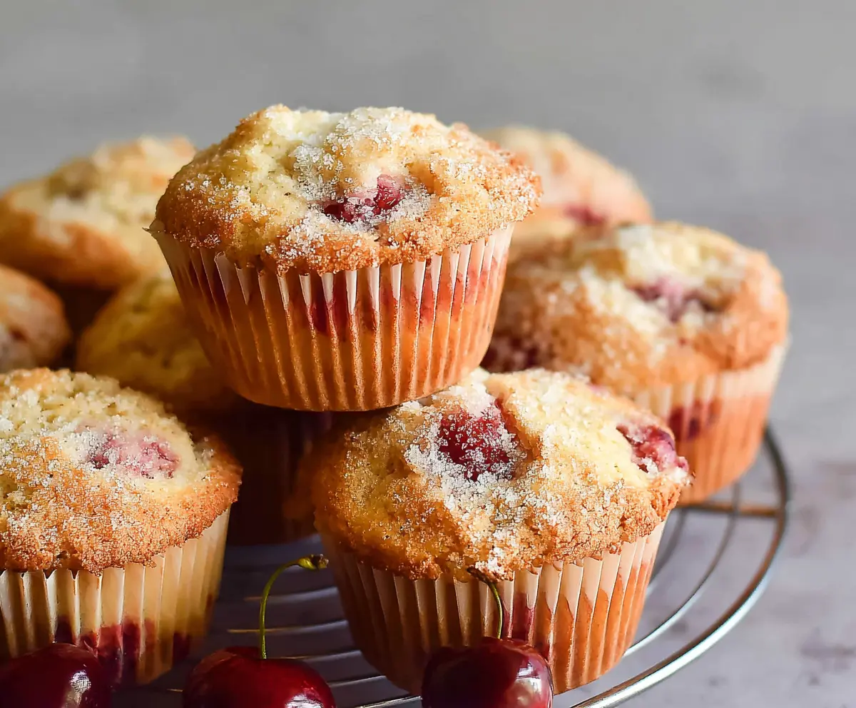 Cherry Muffins (Fresh and Easy)