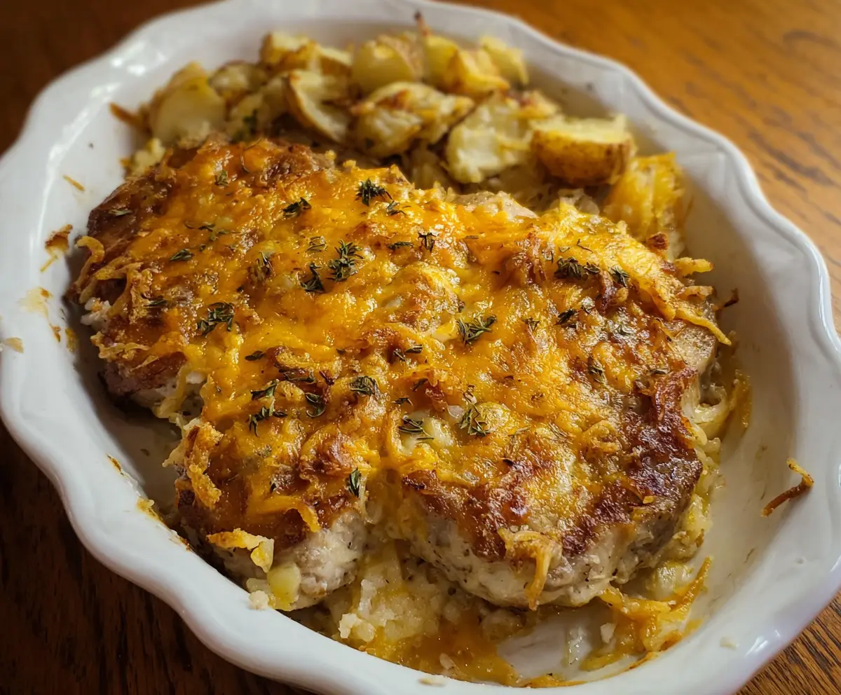 Pork Chop Potato Casserole