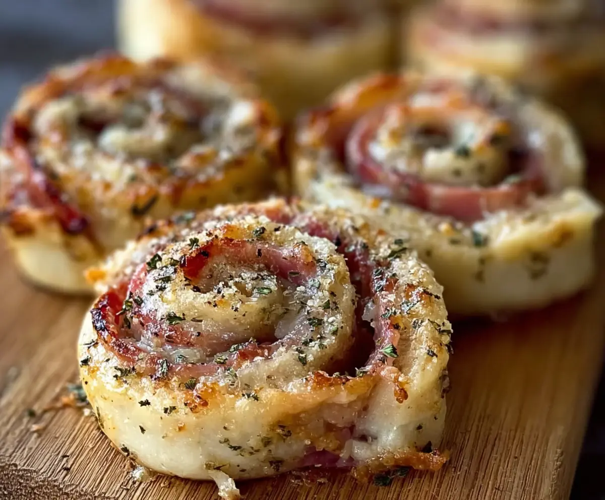 Savory Ham and Cheese Pinwheels