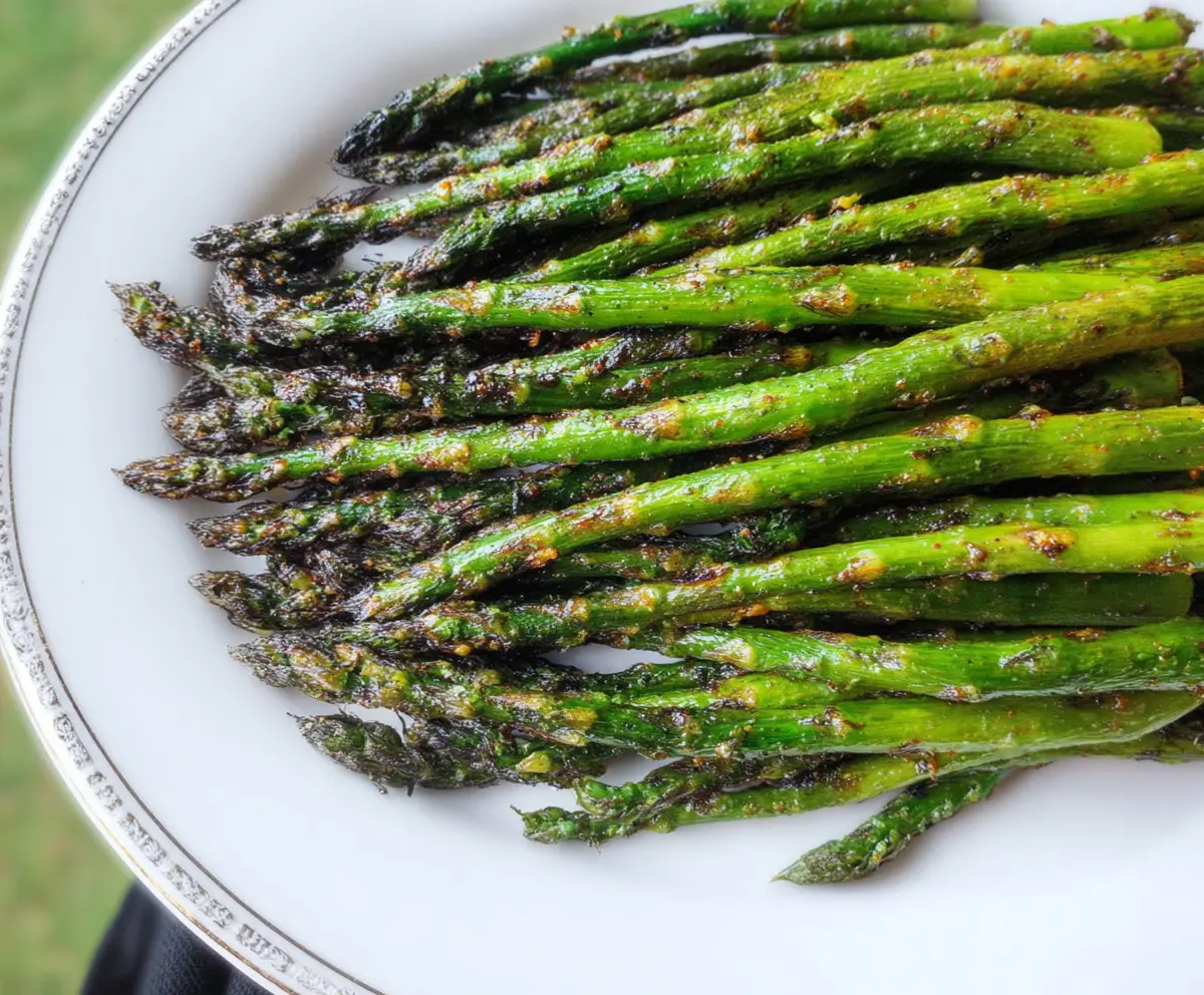 Garam Masala Grilled Asparagus