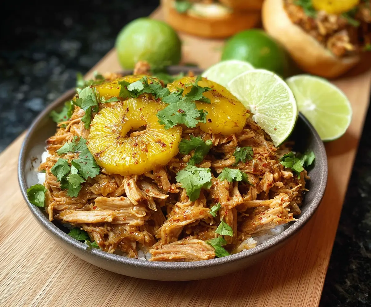 Pineapple Thai Pulled Pork