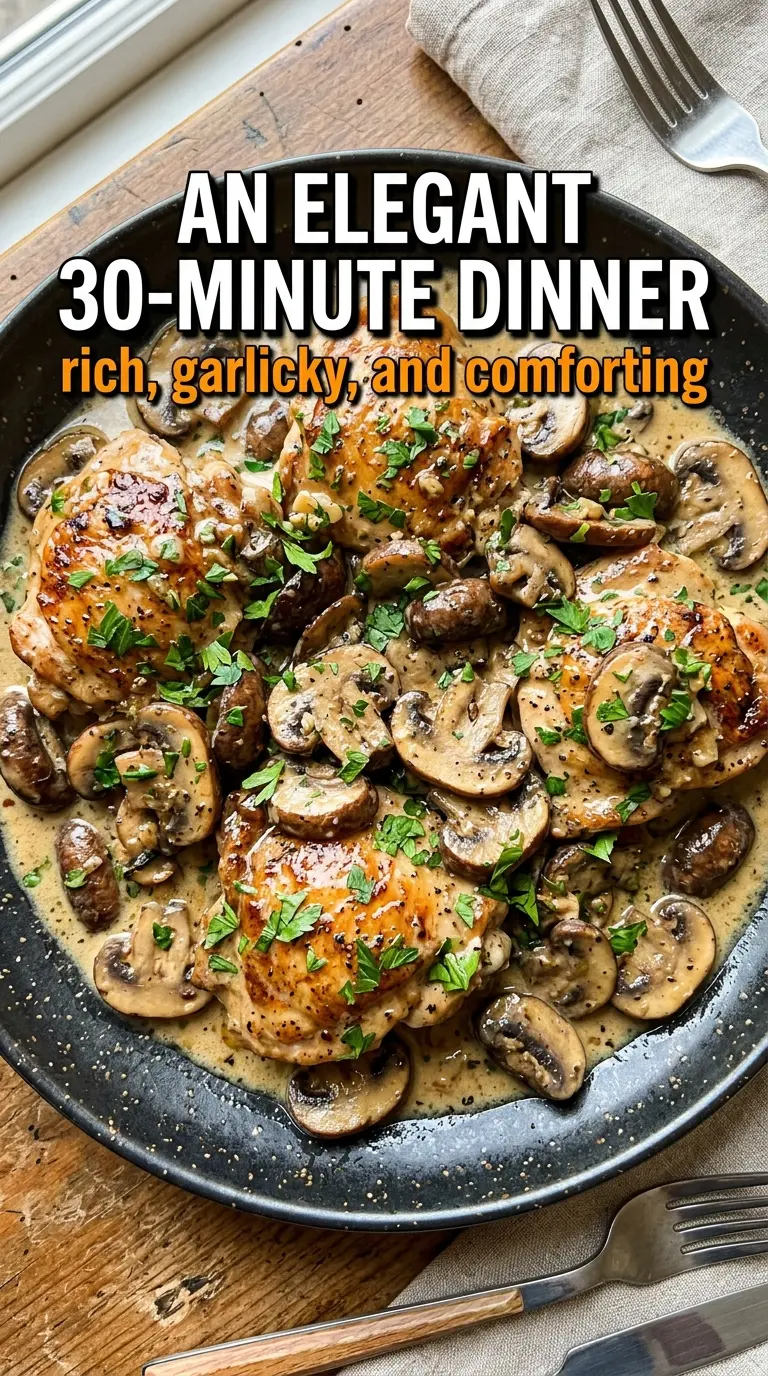 Creamy Garlic Butter Seafood Alfredo Bake, rich and garlicky
