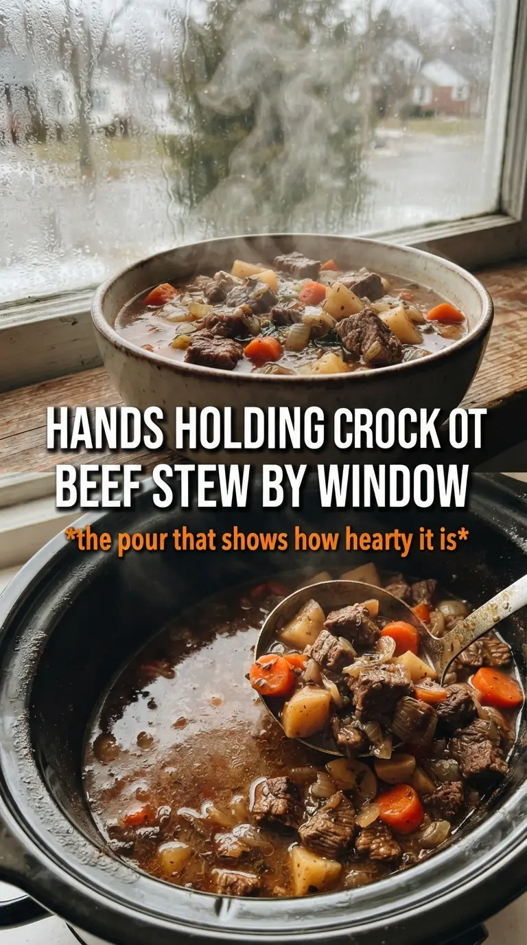 Crock Pot Beef Stew hearty slow cooker