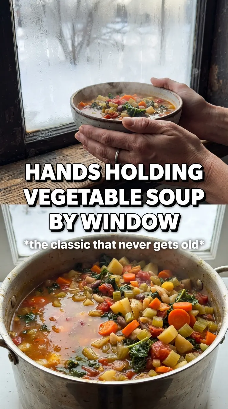 Vegetable Soup clear broth hearty vegetables